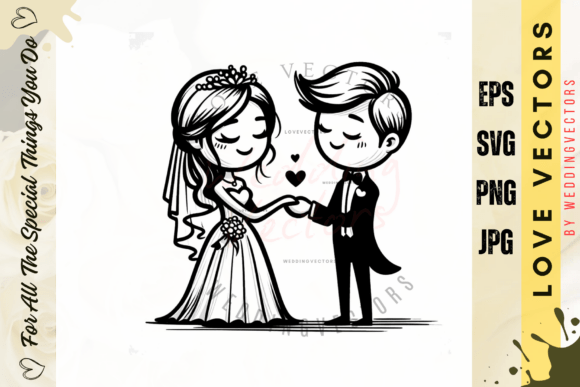 C3848: Minimalist Vectors for Modern Romance