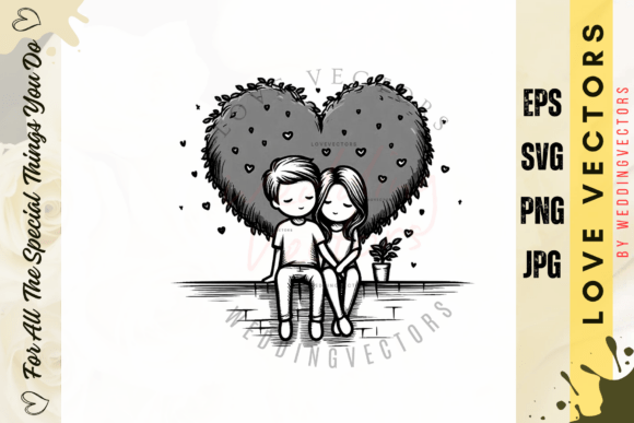C391: The Minimalist Wedding Vector Set for Modern Designs