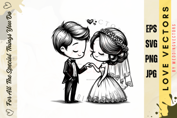 C4049: Crafting Timeless Romance with Wedding Vectors